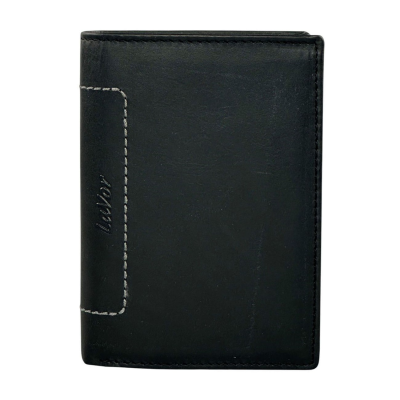 Lavor Δερμάτινο Ανδρικό Πορτοφόλι Μαύρο 1-6057